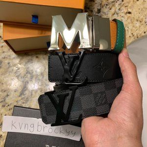 Louis Vuitton & MCM Belt Bundle Lot Sale